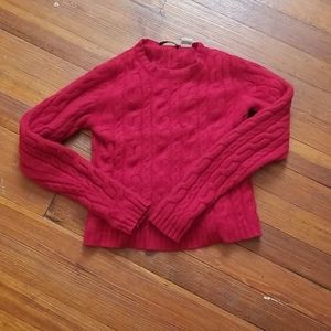 Red Cashmere Sweater